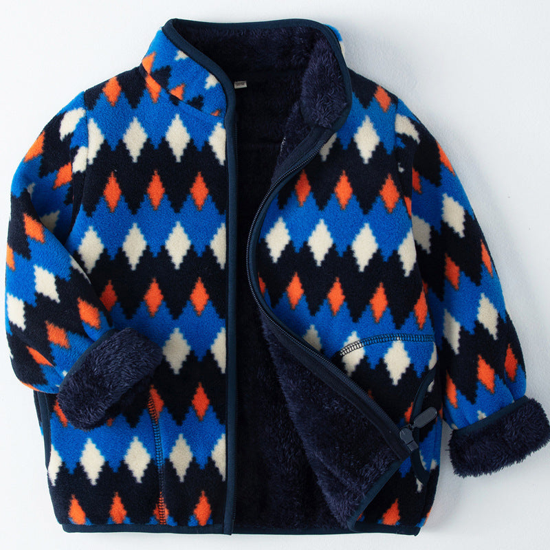 Children Fleece-lined Polar Fleece Jacket