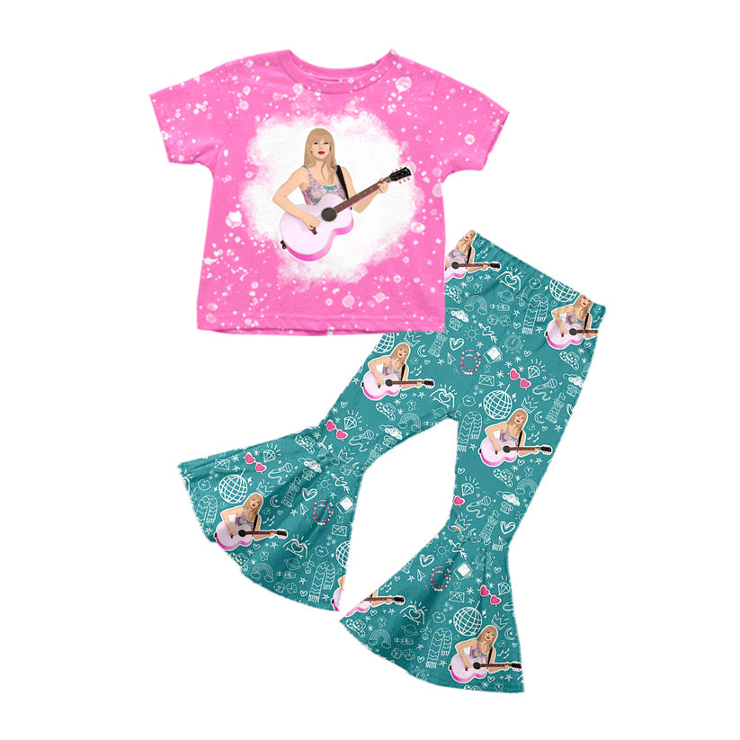 Pink and teal taylor set