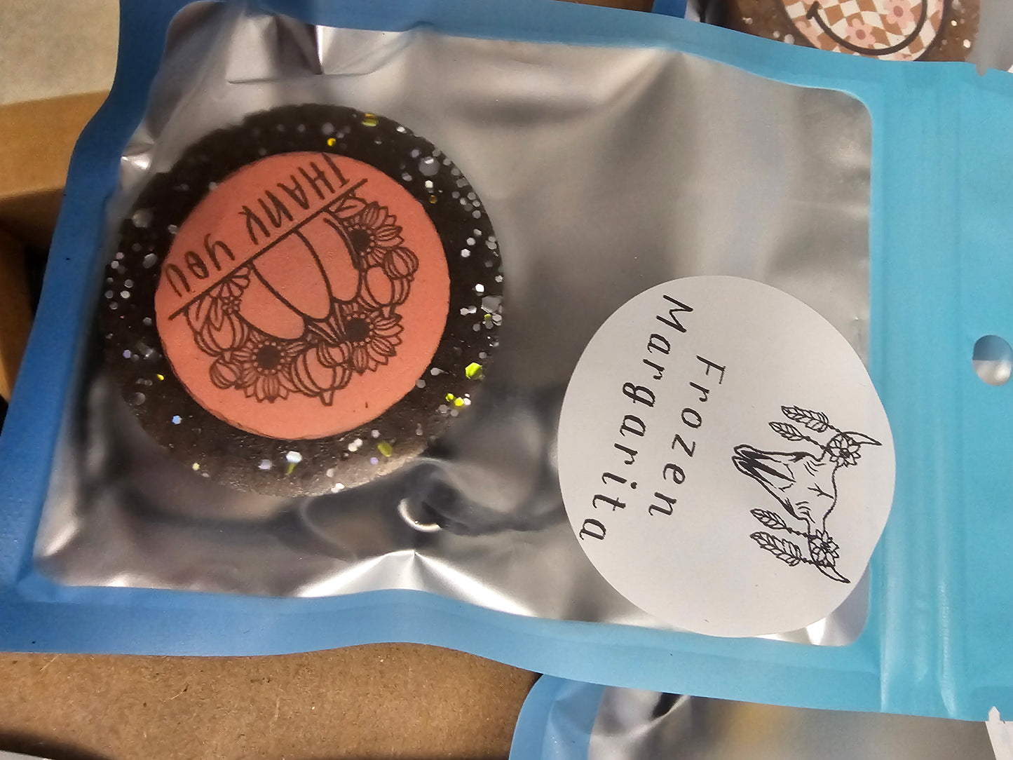 Thank you freshie available in Frozen Margarita scent