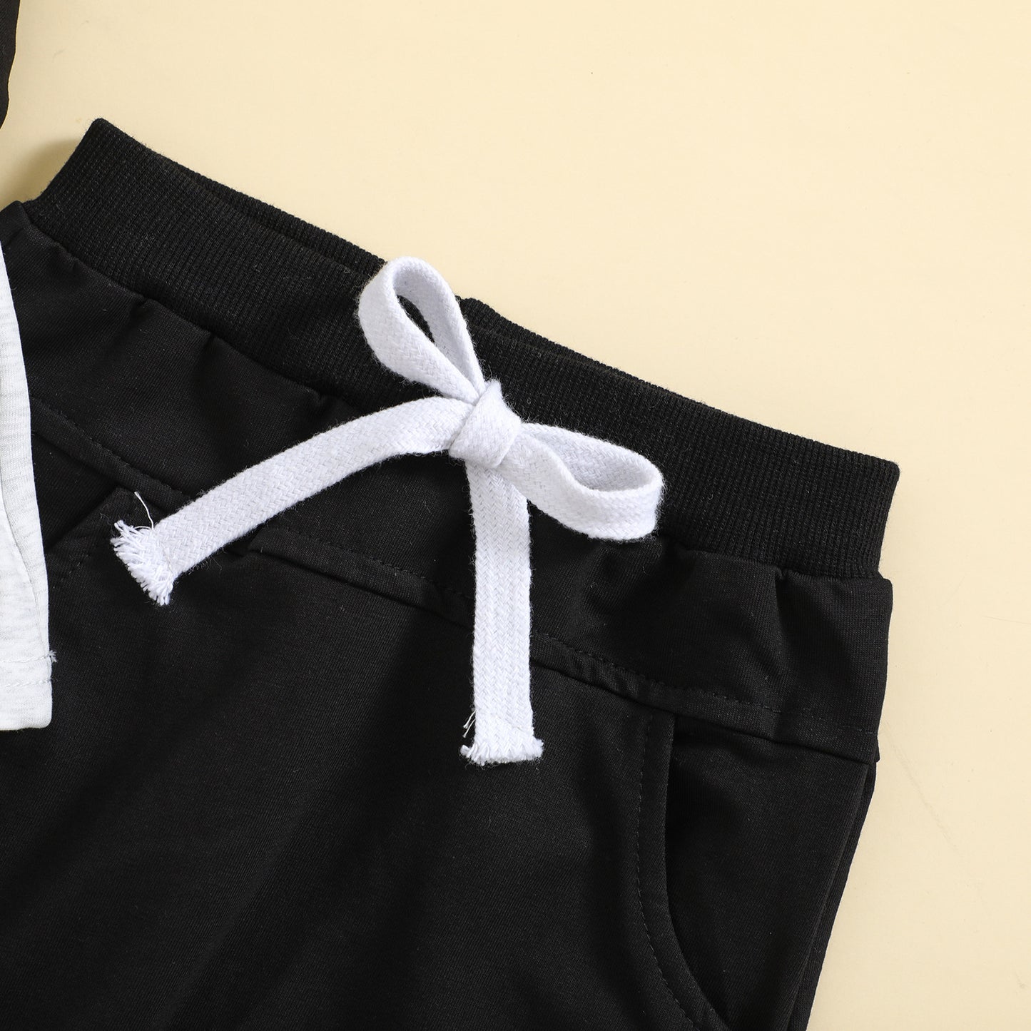 Children Color-block Crew Neck Long Sleeve Trousers Suit
