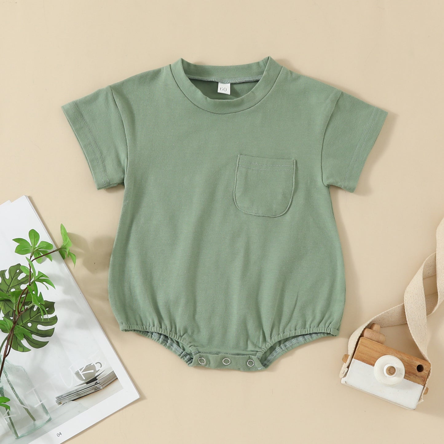 Fashion Rompers Jumpsuit Solid Color