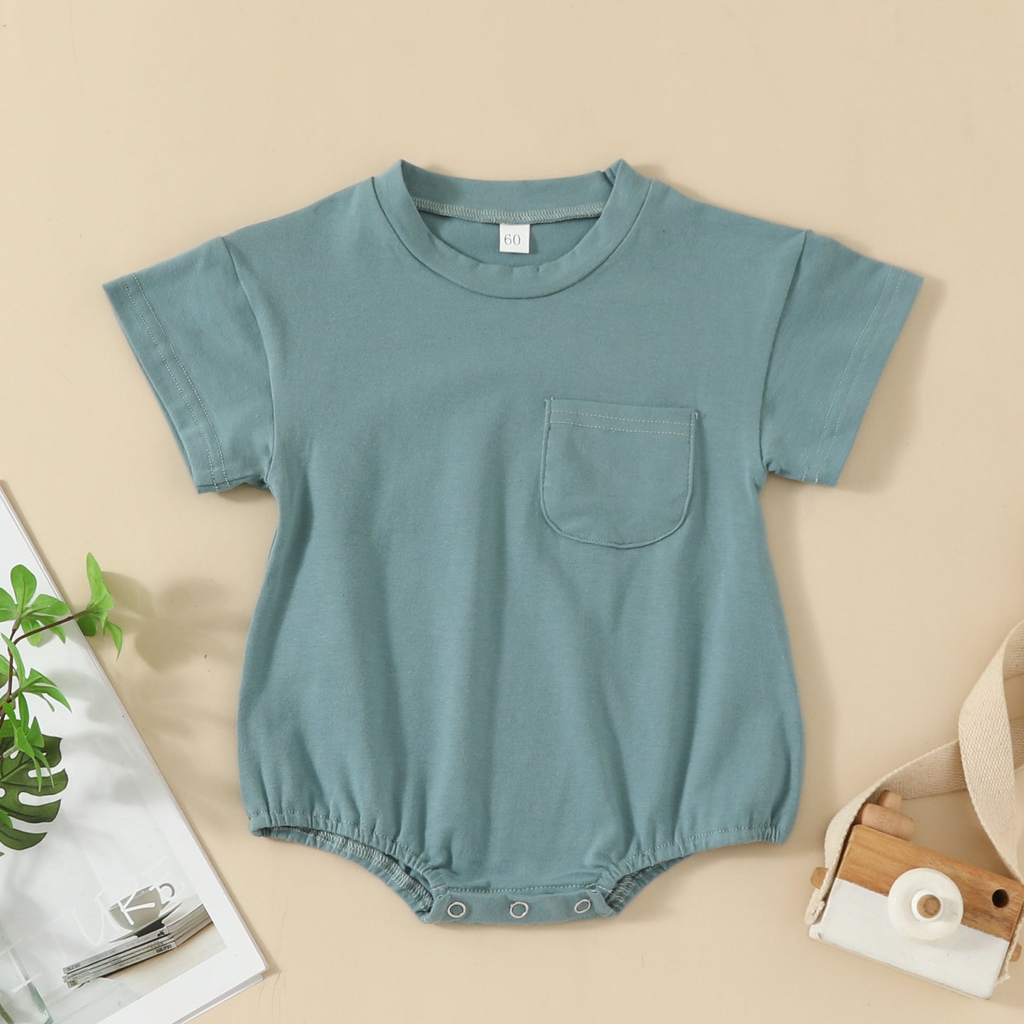 Fashion Rompers Jumpsuit Solid Color