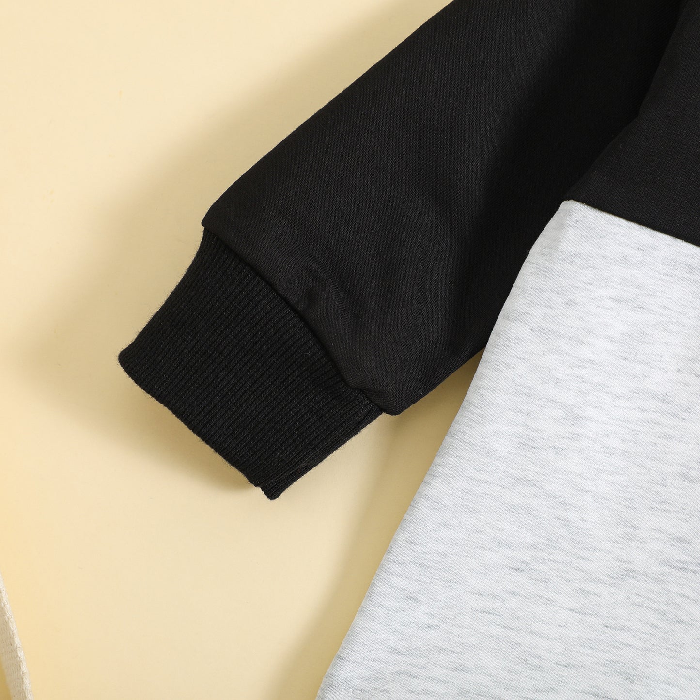 Children Color-block Crew Neck Long Sleeve Trousers Suit