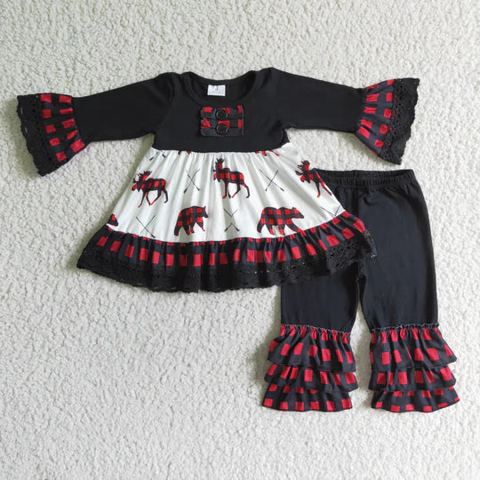 Buffalo Plaid Winter boutique outfit