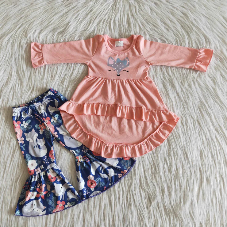 Foxy winter long sleeve girl boutique outfit