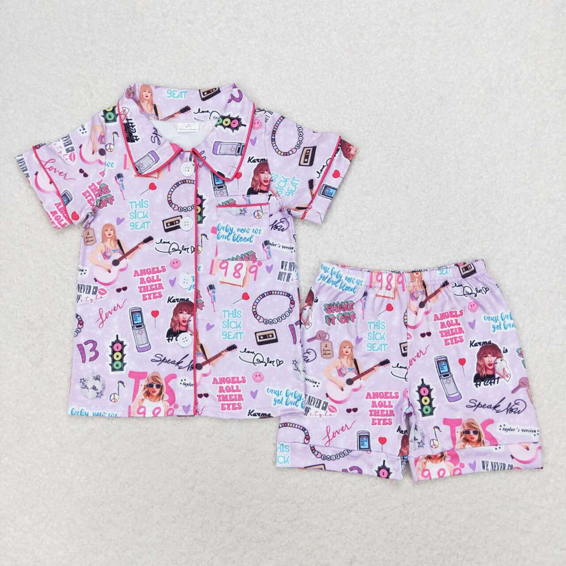 1989 purple pajama set