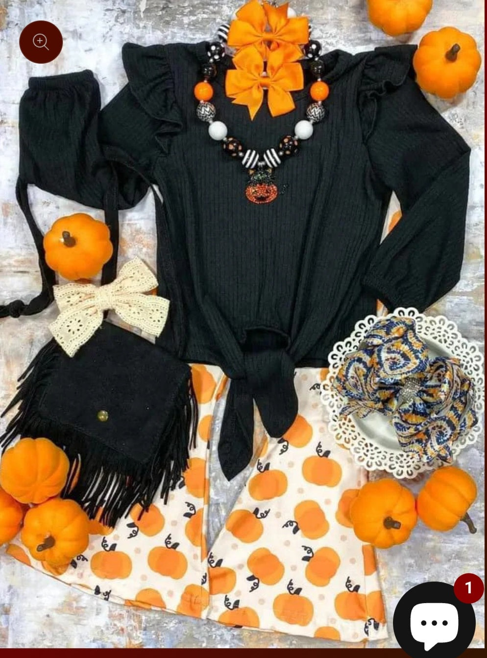 Black pumpkin outfits