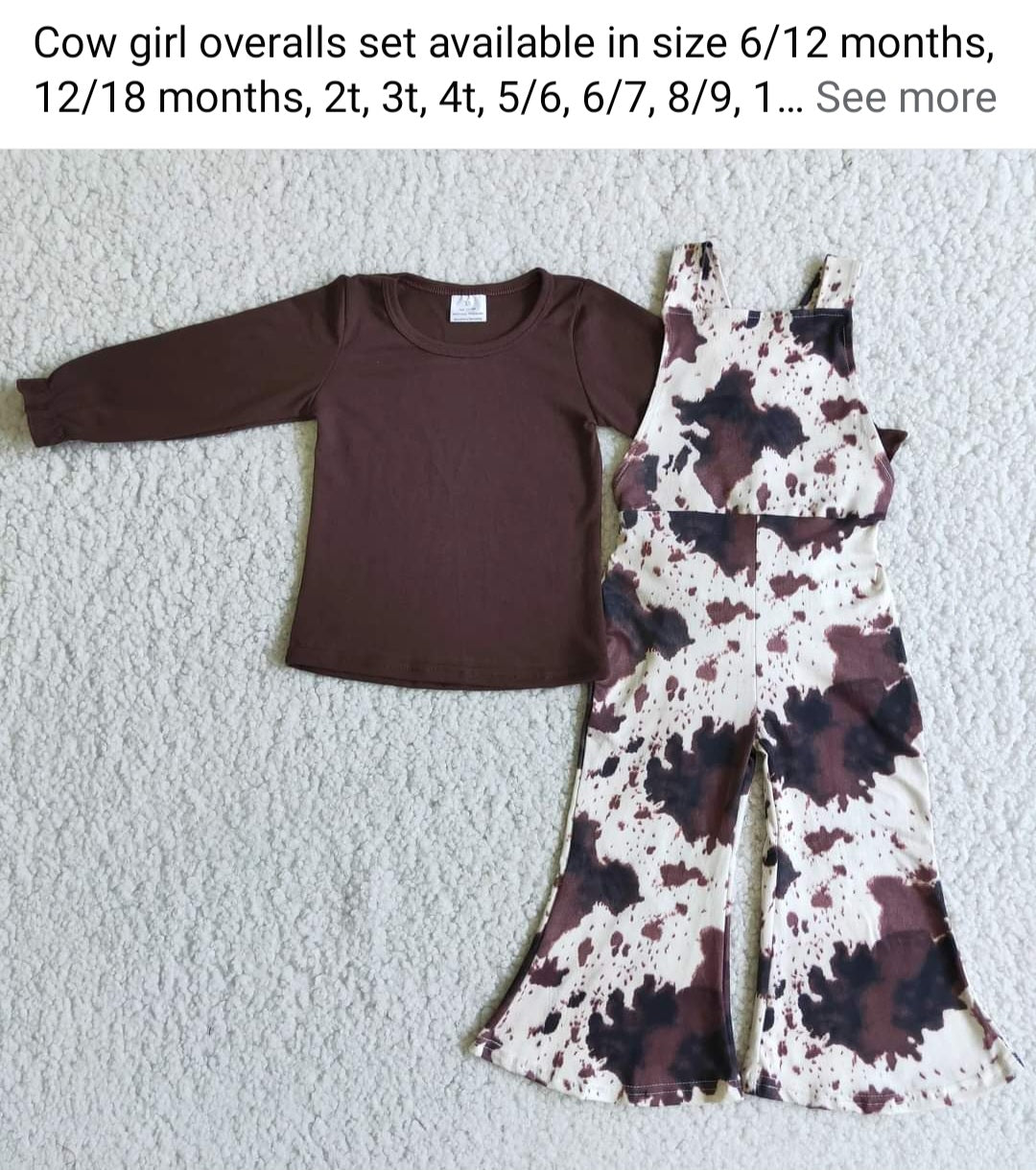 Holy Cow overall set