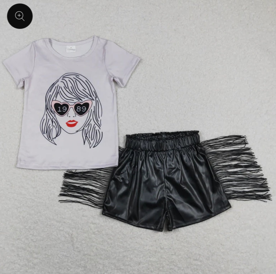 1989 Taylor Swift short set