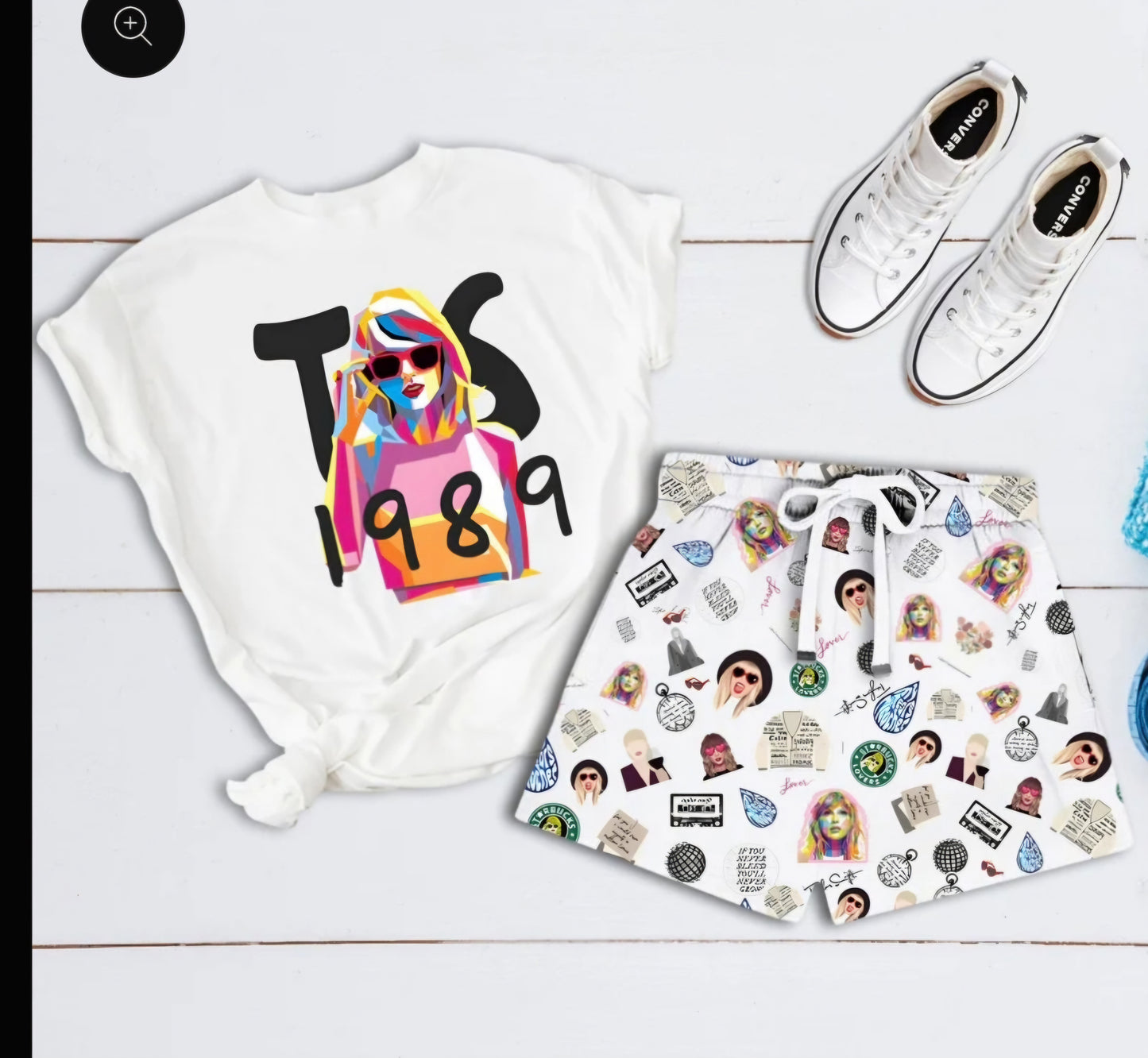 1989 Taylor Swift short set
