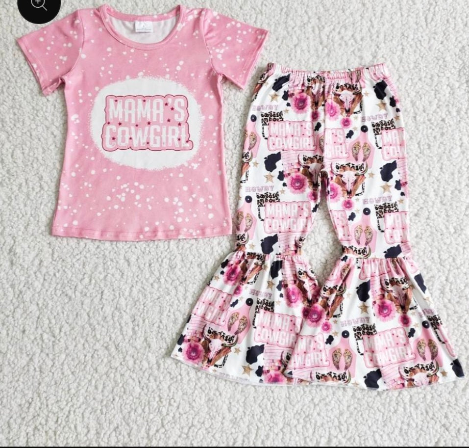 Mama's cowgirl pant set