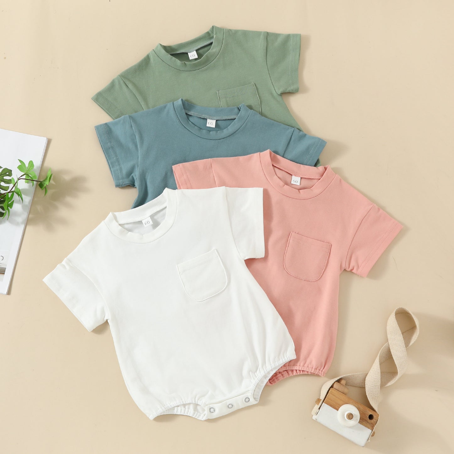 Fashion Rompers Jumpsuit Solid Color