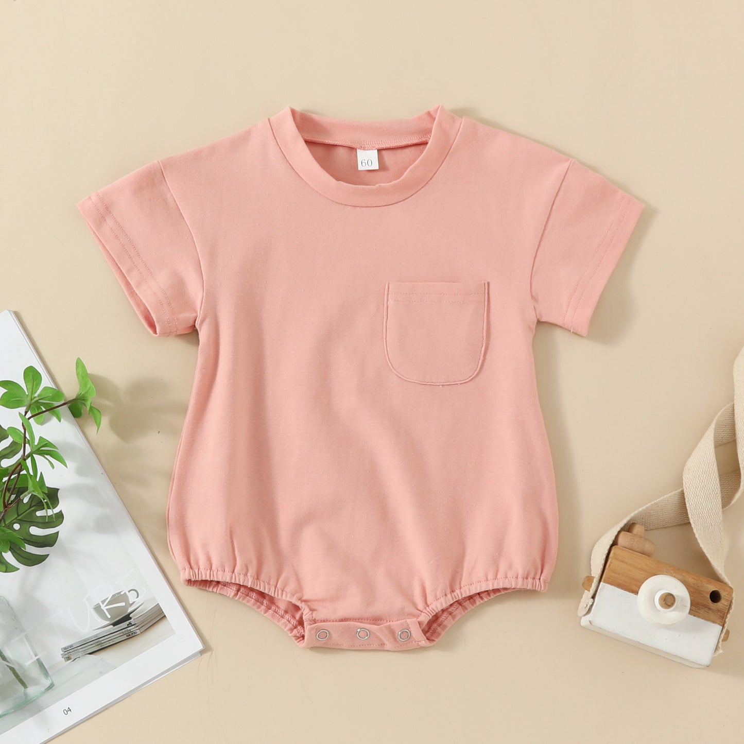 Fashion Rompers Jumpsuit Solid Color