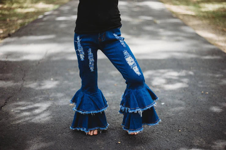 double bell bottom jean