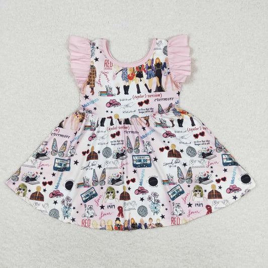 Love story flying sleeve dress