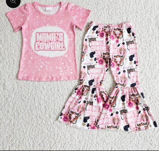 Mama's  cowgirl pant set